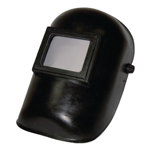 Clapet de casque de protect. de soudage avec verre DIN-9 et écran ext. 90 x 110