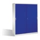 Classeur C+P Acurado avec portes coulissantes 2 x 5 hauteurs de dossier Avant Lapis bleu carrosserie Gris clair-1