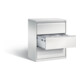 Classeur C+P Acurado pour dossiers suspendus DIN A4, 3 tiroirs, deux voies Avant Corps gris clair Corps gris clair Gris clair-1