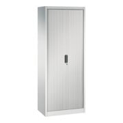 Classeur C+P Omnispace avec volet roulant et 5 hauteurs de dossiers avant gris clair corps gris clair gris clair-2