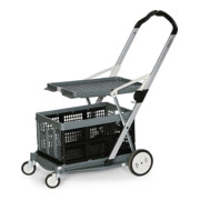 Clax Klappmobil grau/grau mit Klappbox Traglast 60 kg-1