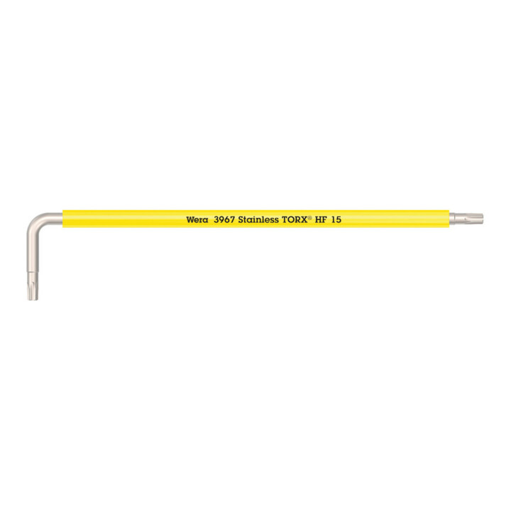 Clé à angle Wera Torx 3967 SXL Multicolore avec fonction de maintien Torx