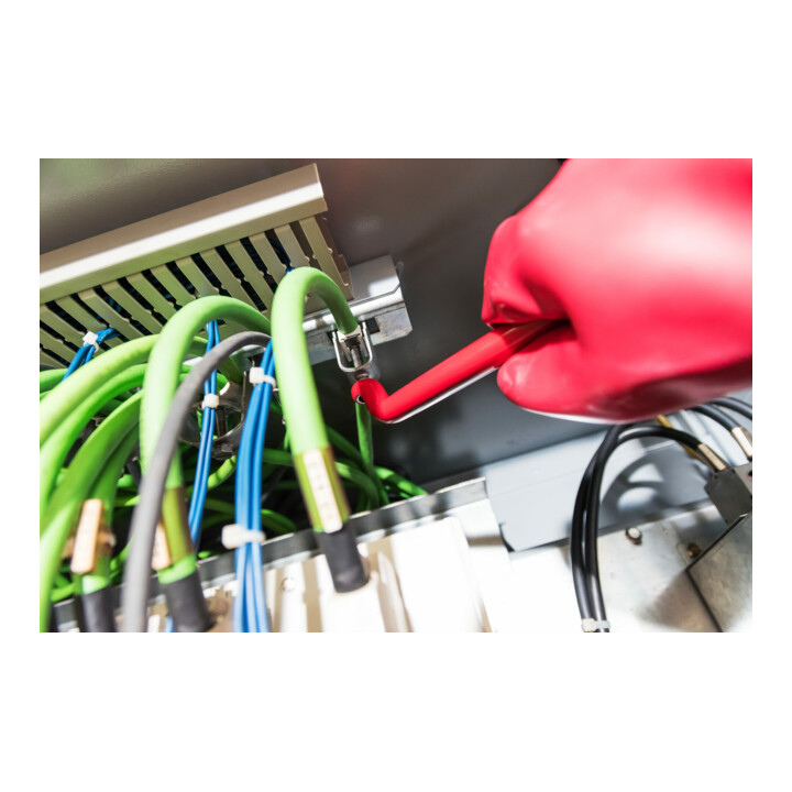 Clé à anneau HAZET isolée 630KV-32 profilé hexagonal double externe 32 mm