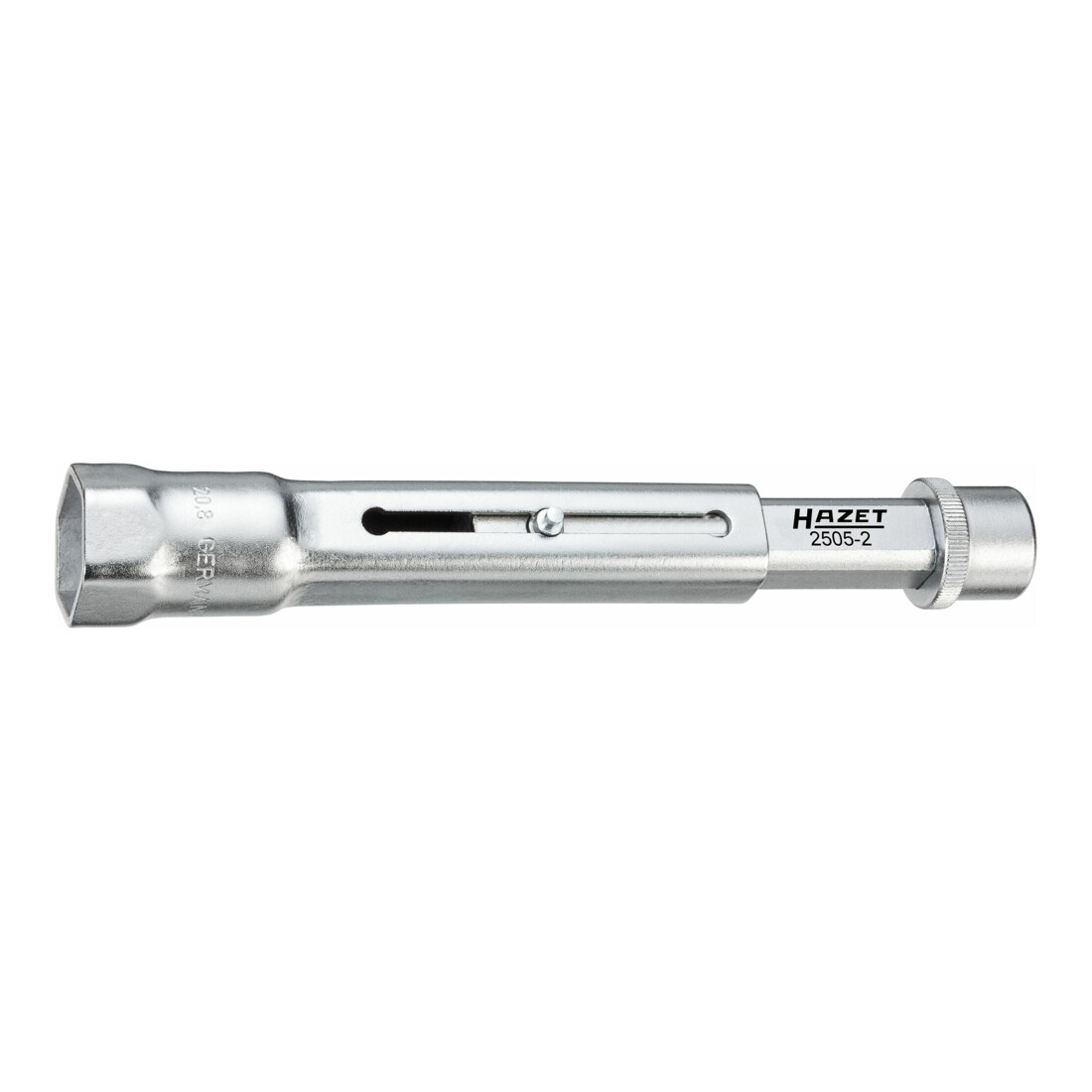 Clé à bougies 2505-2 ∙ Carré creux 10 mm (3/8 pouce) ∙ Profil à 6 pans extérieurs ∙ 20.8 HAZET