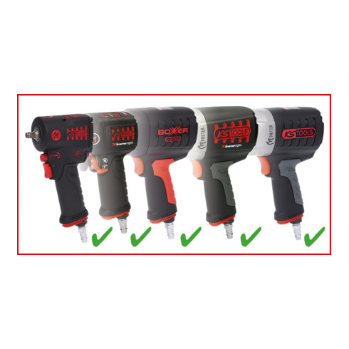 Clé à choc pneumatique KS Tools haute performance MONSTER 1/2", 1690 Nm