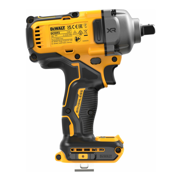Clé à choc sans fil DEWALT 18V XR, 1/2" (sans balais), max. 813 Nm - Version de base DCF892NT-XJ