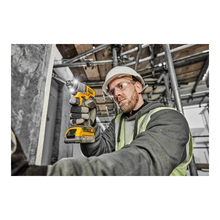 Clé à choc sans fil DEWALT 18V XR, 1/4" (sans balais), max. 192 Nm - Version de base DCF840NT-XJ