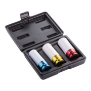 Clé à chocs pneumatique Aerotec 1/2 pouce Jeu de douilles pour changement de roue