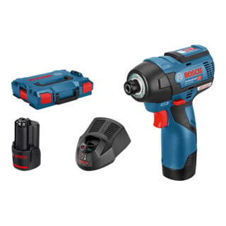 Clé à chocs sans fil Bosch GDR 12 V-100 EC avec 2 x 3 Ah Li-Ion battery L-BOXX