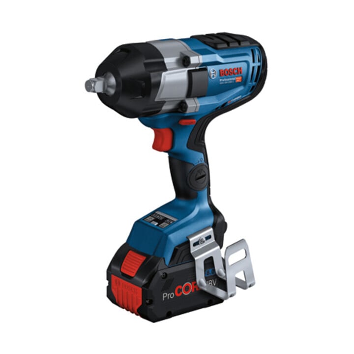 Clé à chocs sans fil Bosch GDS 18V-1000 C : 2x batterie ProCORE18V 5.5Ah en L-BOXX