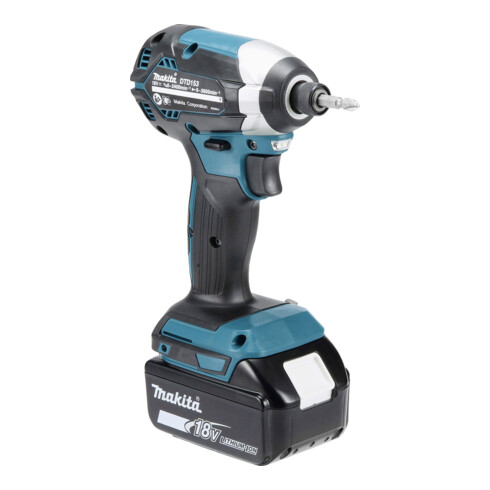 Clé à chocs sans fil Makita 18V / 5 Ah DTD153RTJ