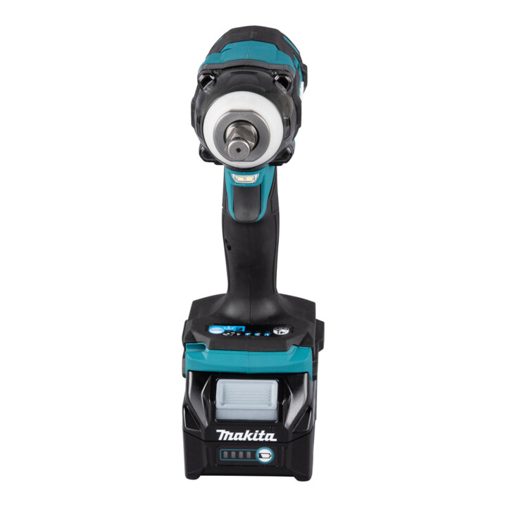Clé à chocs sans fil Makita 40 V max. / 2,5 Ah, 2 batteries + chargeur dans le MAKPAC TW004GD201