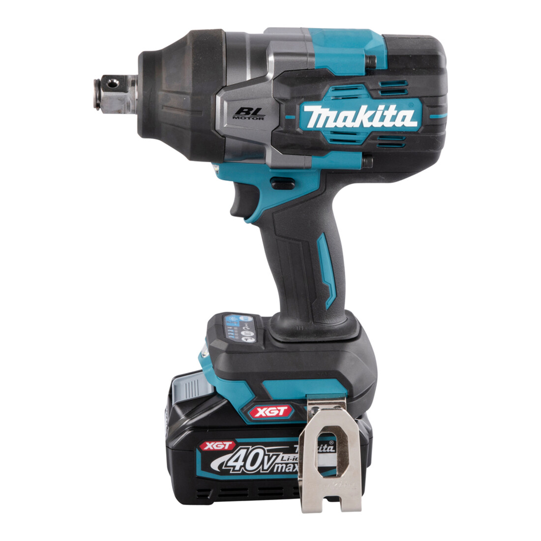 Clé à chocs sans fil Makita 40 V max. / 4,0 Ah, 2 batteries + chargeur en MAKPAC TW001GM201