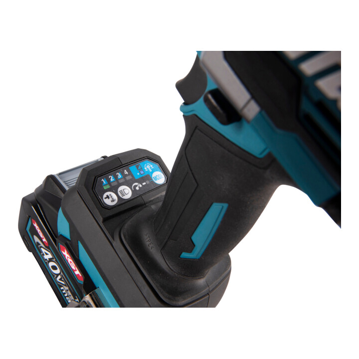 Clé à chocs sans fil Makita 40 V max. / 4,0 Ah, 2 batteries + chargeur en MAKPAC TW001GM201