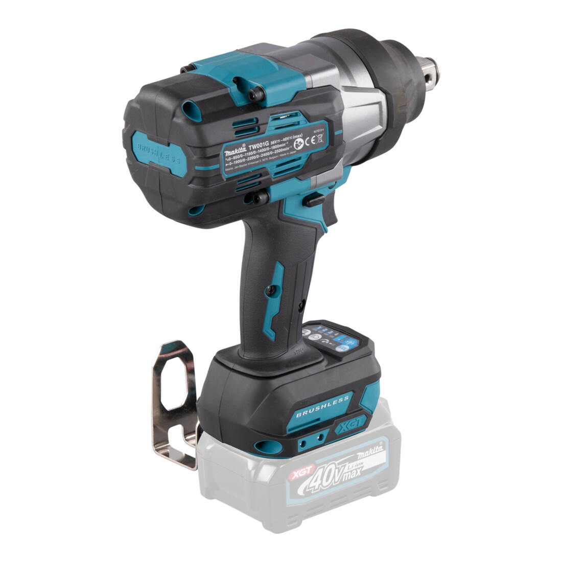 Clé à chocs sans fil Makita 40 V max. (sans batterie, sans chargeur) TW001GZ