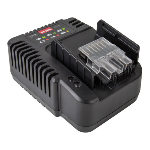 Clé à chocs sans fil STIER SAS-400 1/2" 18 V 4,0 Ah avec batterie et chargeur