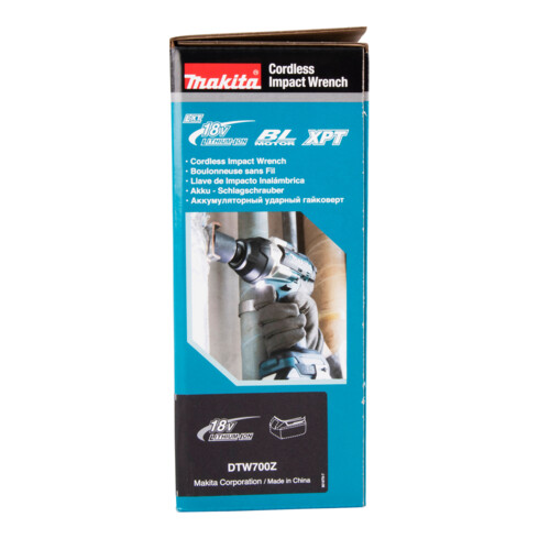 Clé à chocs sur batterie Makita 18V 700Nm DTW700Z