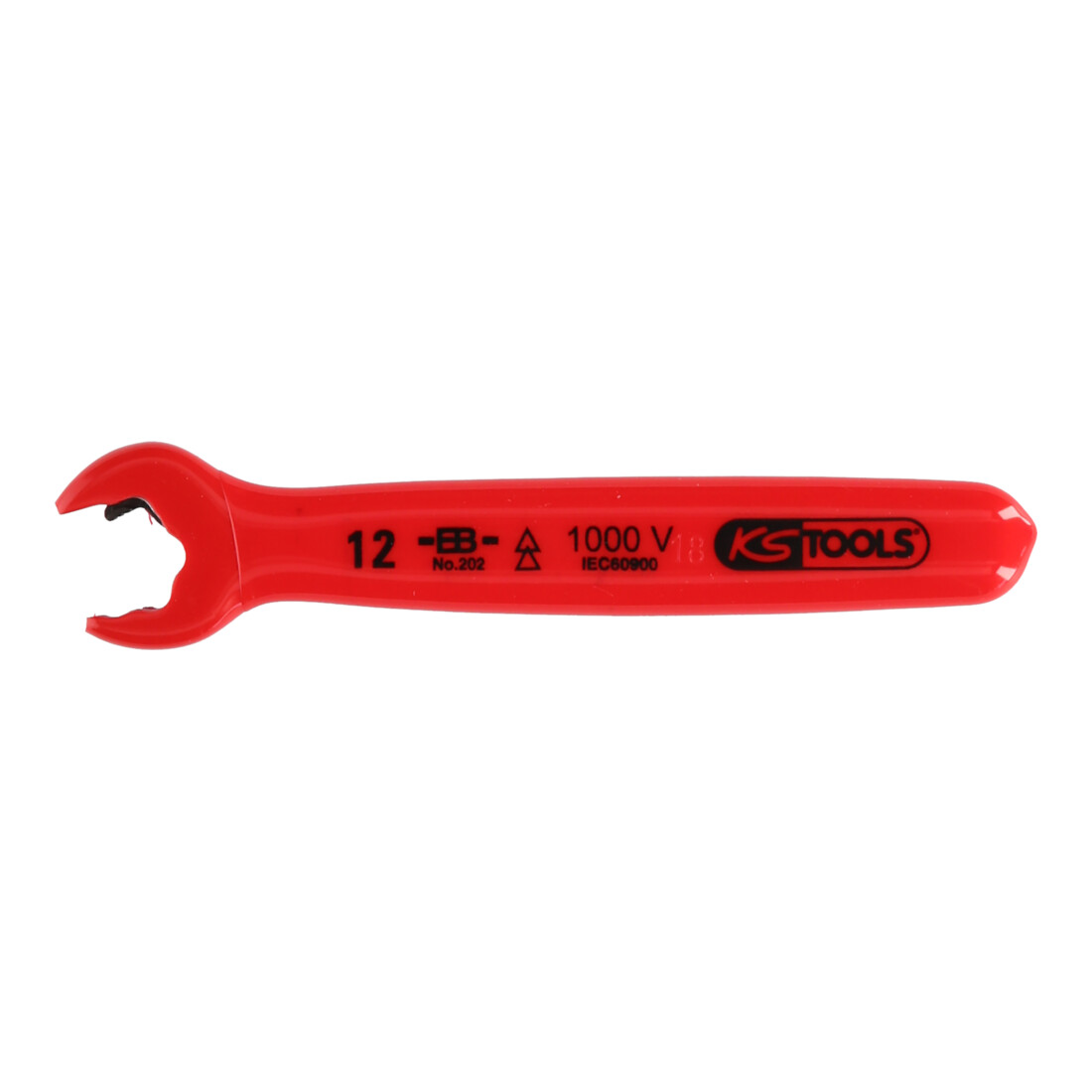 Clé à cliquet à extrémité ouverte KS Tools avec isolation de protection, 11 mm
