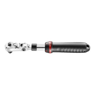 Clé à cliquet haute performance Facom avec poignée et articulation télescopiques verrouillables, étanche à la poussière Sortie carrée extérieure 10 mm (3/8")