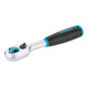 Clé à cliquet HAZET pour embouts 1/4 pouce C 6,3 et E 6,3, type : 1/4-1