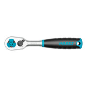 Clé à cliquet HAZET pour embouts 1/4 pouce C 6,3 et E 6,3, type : 1/4-5