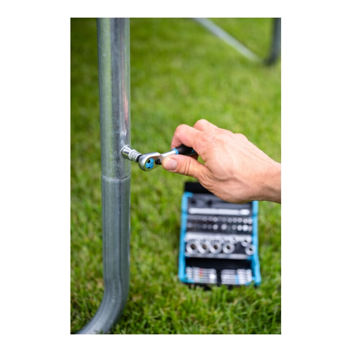 Clé à cliquet HAZET pour embouts 1/4 pouce C 6,3 et E 6,3, type : 1/4