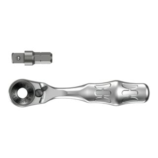 Clé à cliquet pour embouts Wera 1/4" C 6,3 et E 6,3