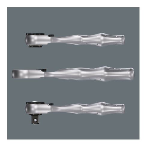 Clé à cliquet pour embouts Wera 1/4" C 6,3 et E 6,3