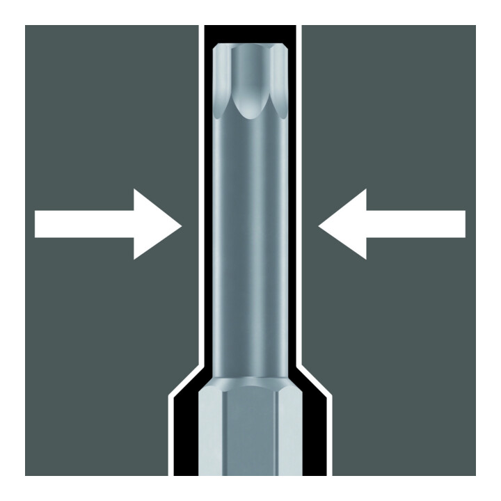 Clé à cliquet Zyklop Wera 8740 B à emmanchement 3/8", avec profil extra-mince, 6 x 107 mm