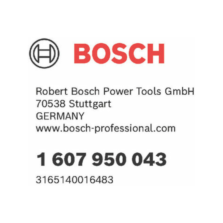 Clé à deux trous Bosch droite pour le serrage de tous les disques sur les meuleuses d'angle