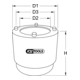 Clé à douille 1/2" pour joints d'étanchéité d'huile pour Hino, Ø 72 mm KS Tools