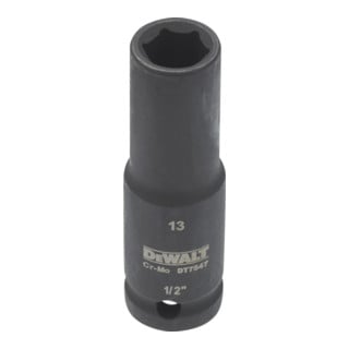 Clé à douille DeWalt longue de 24 mm 1/2 résistante aux chocs 1/2 mm