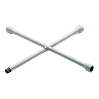 Clé à douille en croix 28 PUV voit. 17x19x21mmx1/2po. taille 420 x 420 mm acier CV GEDORE