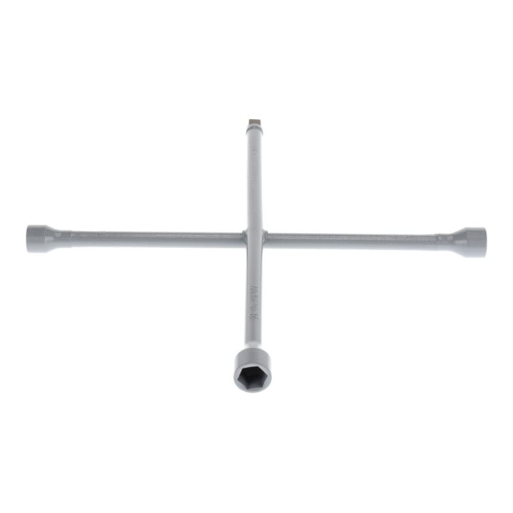 Clé à douille en croix 28 PUV voit. 17x19x21mmx1/2po. taille 420 x 420 mm acier CV GEDORE