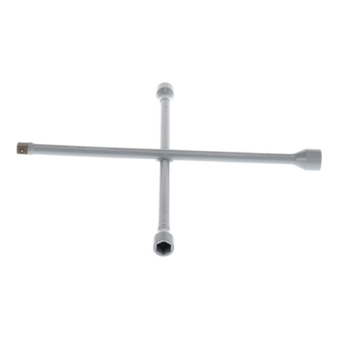 Clé à douille en croix 28 PUV voit. 17x19x21mmx1/2po. taille 420 x 420 mm acier CV GEDORE