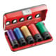 Clé à douille Facom IMPACT, actionneurs renforcés, douille carrée, sortie 1/2", profil hexagonal, set dans boîte de détection, 5 pcs.-1