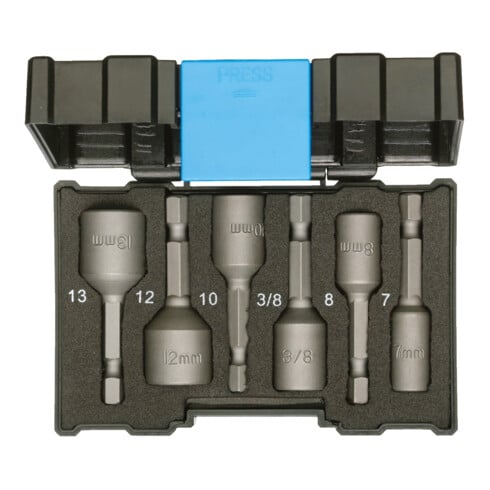 Clé à douille Gedore Bit-Box support de machine 6 pcs.