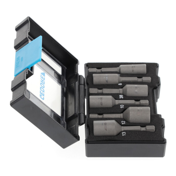 Clé à douille Gedore Bit-Box support de machine 6 pcs.