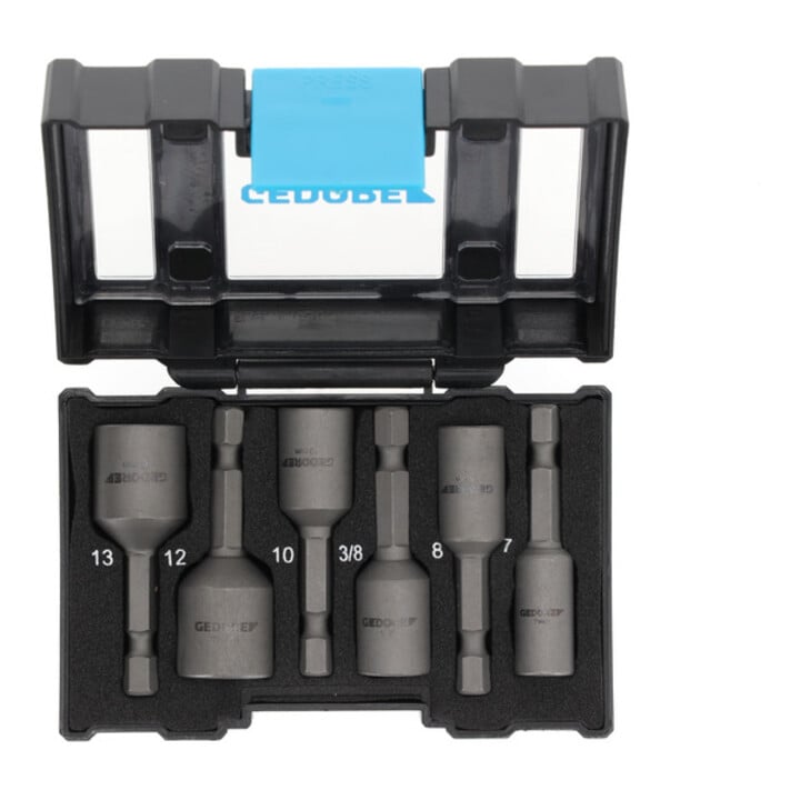 Clé à douille Gedore Bit-Box support de machine 6 pcs.