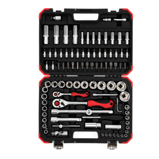 Clé à douille rouge Gedore jeu de 1/4+1/2 94 pcs