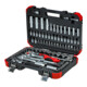 Clé à douille rouge Gedore jeu de 1/4+1/2 94 pcs