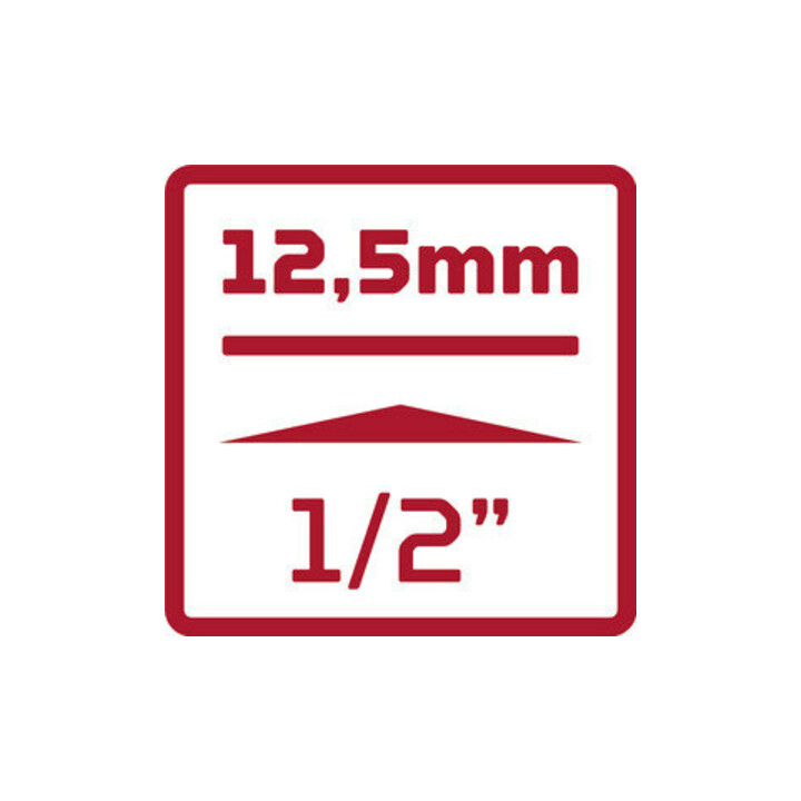 Clé à douille rouge Gedore set 1/4"+1/2" 100 pcs.