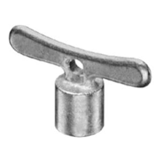 Clé à douille Schell chromé mat, avec carré 5mm