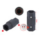 Clé à douille spéciale 2-en-1 pour colliers profilés à 3 points KS Tools 30-45 + 60-80 mm