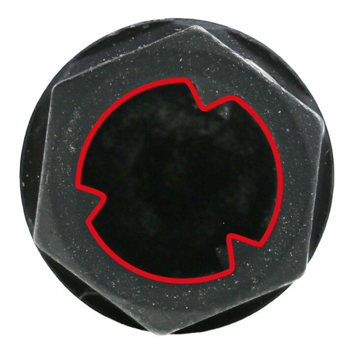 Clé à douille spéciale 2-en-1 pour colliers profilés à 3 points KS Tools 30-45 + 60-80 mm