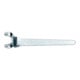 Clé à ergots coudée, pour meuleuses d’angles avec un diamètre de meule de 115 - 230 mm metabo