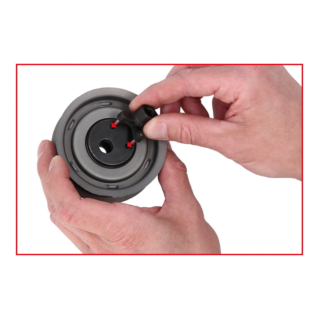 Clé à ergots universelle 1/4" pour galet tendeur à courroie de distribution KS Tools réglable