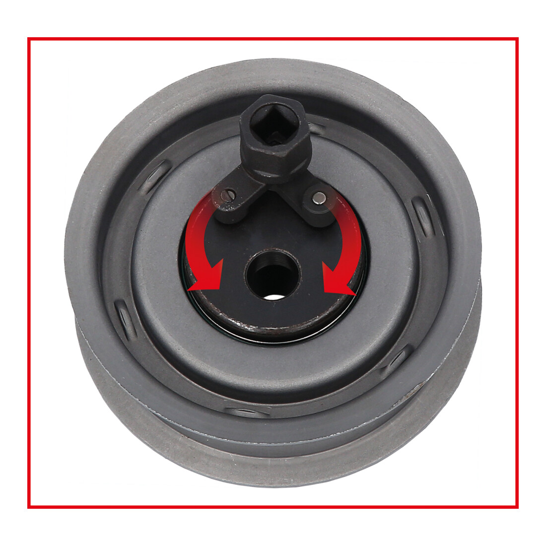 Clé à ergots universelle 1/4" pour galet tendeur à courroie de distribution KS Tools réglable