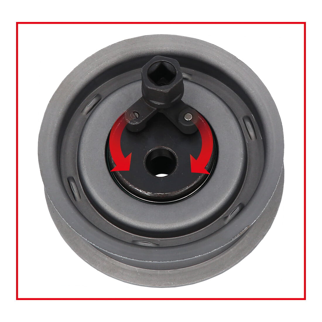 Clé à ergots universelle 1/4" pour galet tendeur à courroie de distribution KS Tools réglable