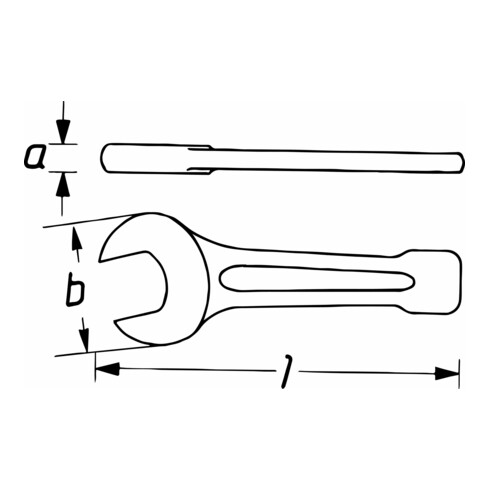 Clé à fourche HAZET 452